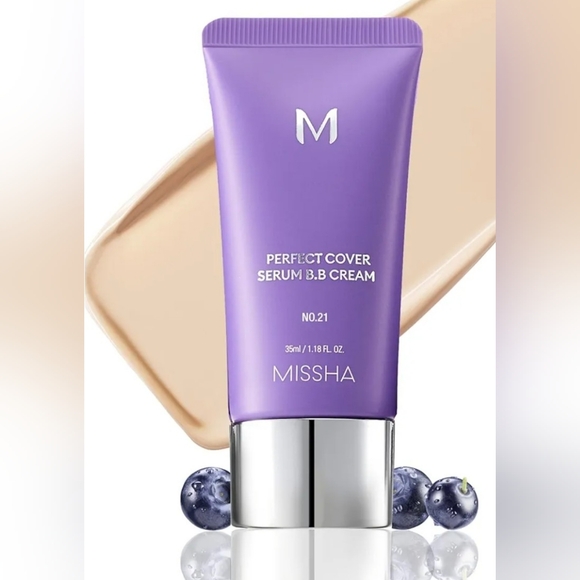 MISSHA Perfect Cover Serum BB Cream-- No.21 Light Beige - Picture 1 of 2